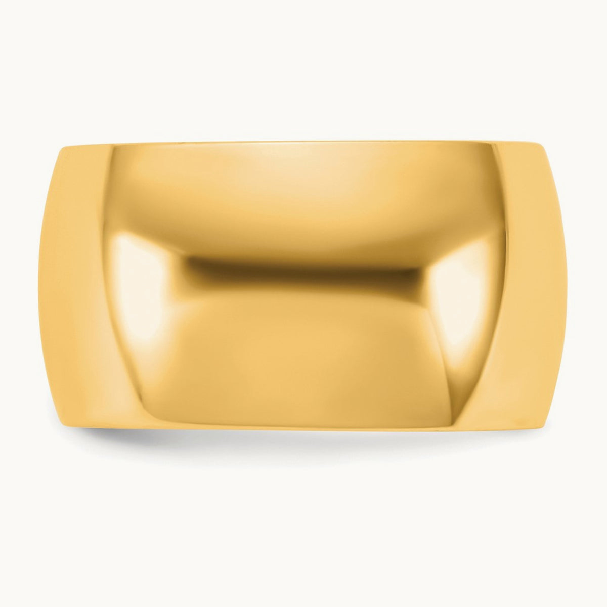 Half Round Band — 10K Yellow Gold
