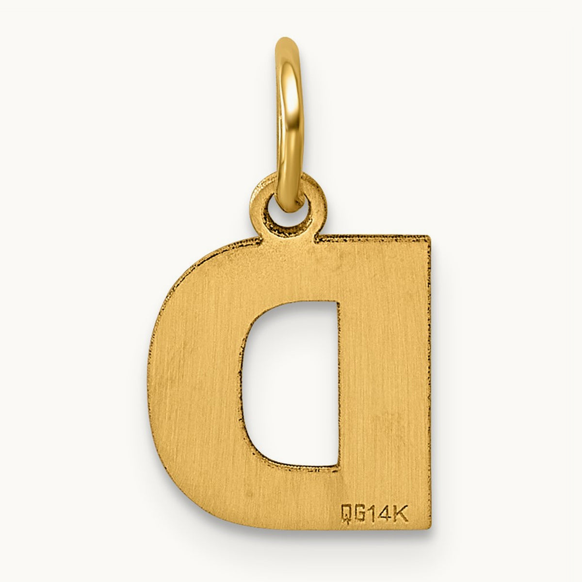 Initial Pendant — D