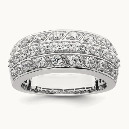 Complete Diamond Band, 14K White Gold