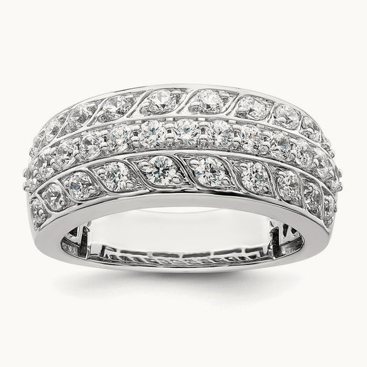 Complete Diamond Band, 14K White Gold