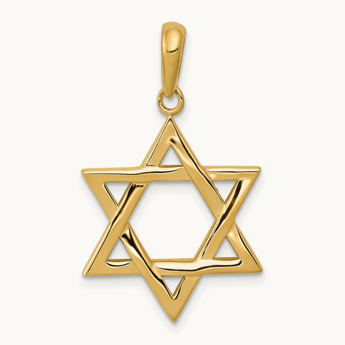 Star of David Pendant, 14K
