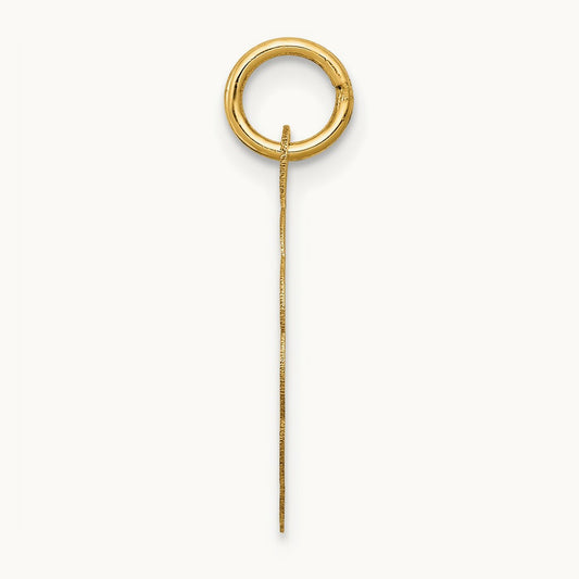 Love Birds Disc Charm, 14K
