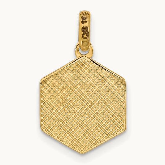 Fancy Dice, 14K Yellow Gold