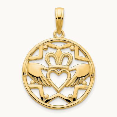 Claddagh Circle Pendant — photo set