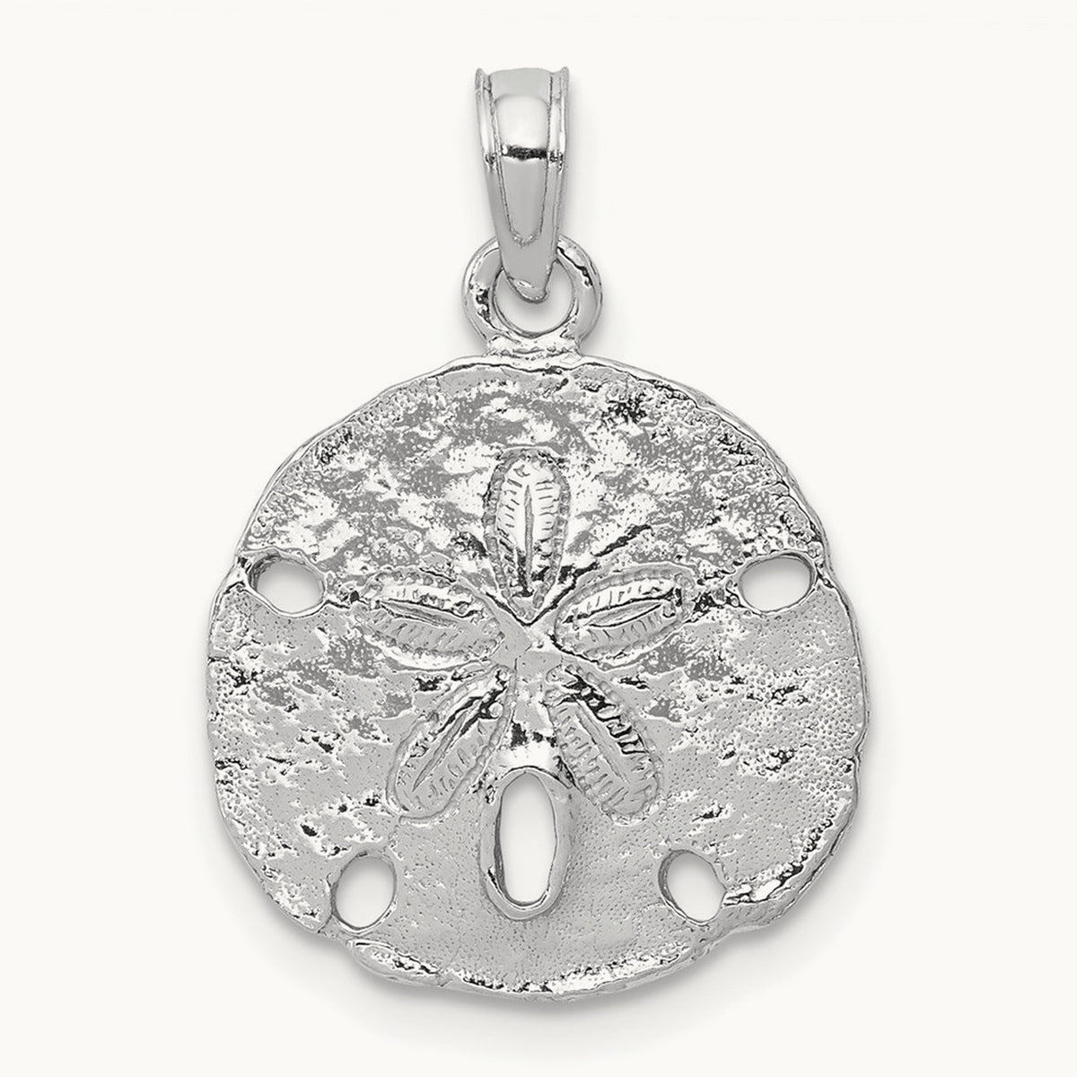 Polished Sand Dollar Pendant