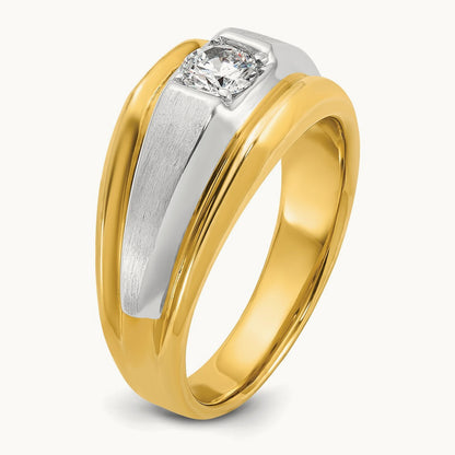 Men's Ring, 0.50 ct tw Lab-Grown Diamond