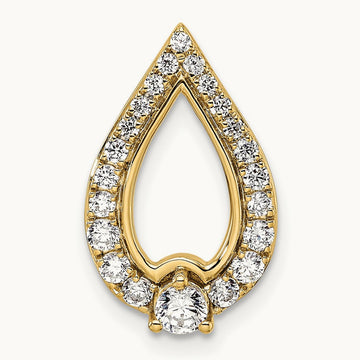 Diamond Pendant, 14K Yellow Gold