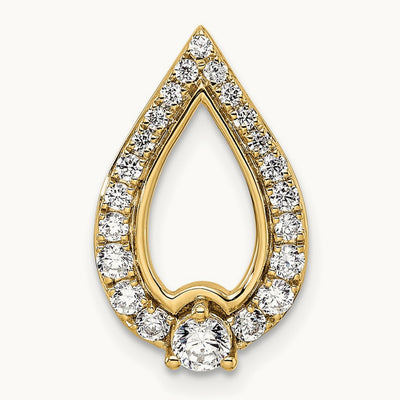 Diamond Pendant, 14K Yellow Gold