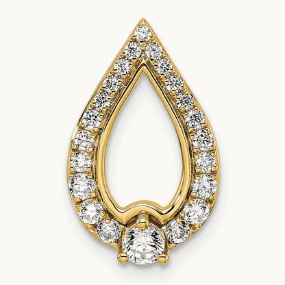 Diamond Pendant, 14K Yellow Gold