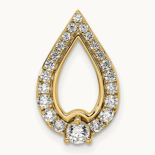 Diamond Pendant, 14K Yellow Gold