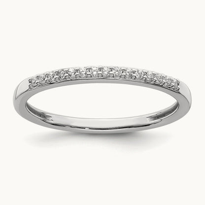Diamond Band, 10K White Gold