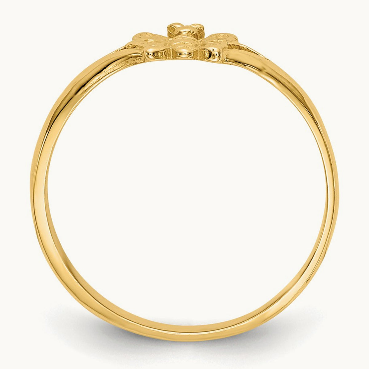 Butterfly Baby Ring, 14K