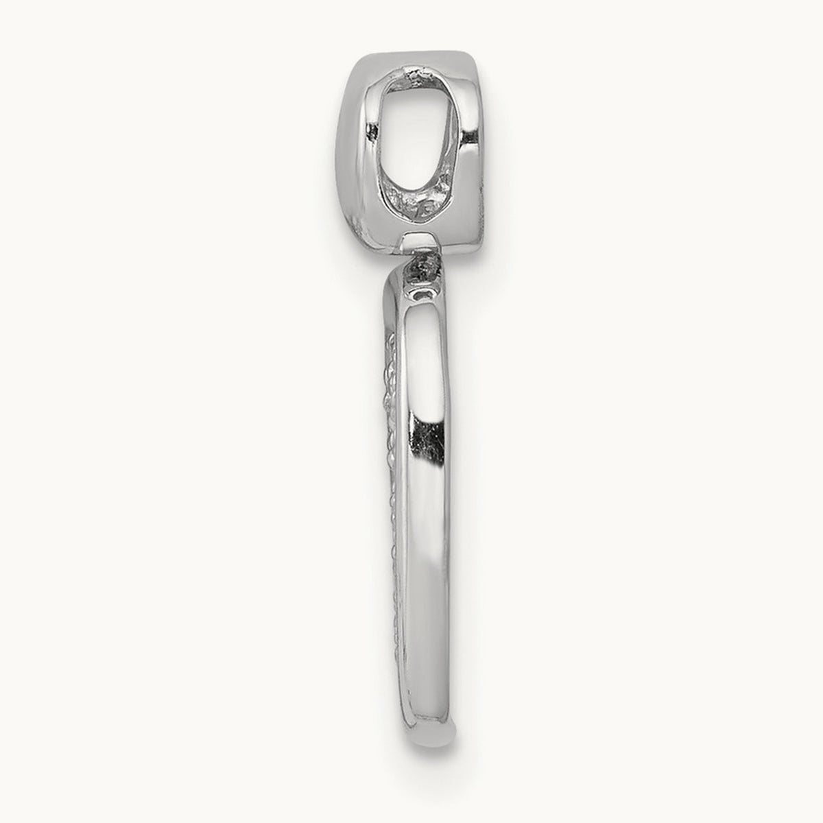 1/4ct. Diamond Fancy Square Pendant, 14K White Gold