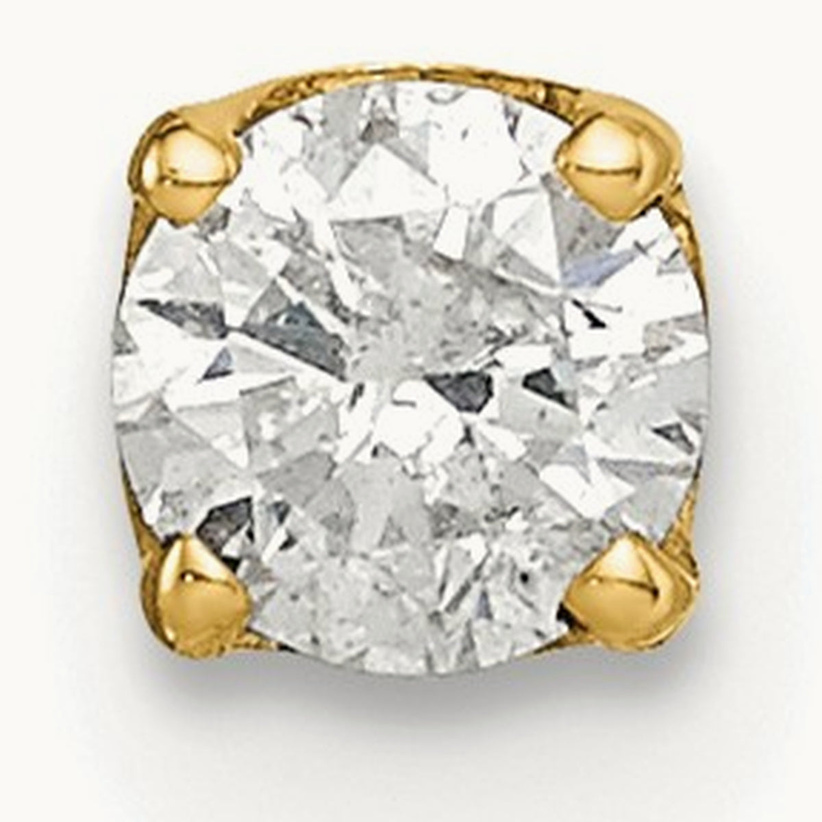 Single Stud Diamond Earring — 5mm, 0.2 ct