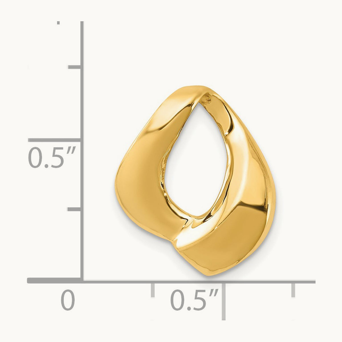 Slide — 14K Yellow Gold