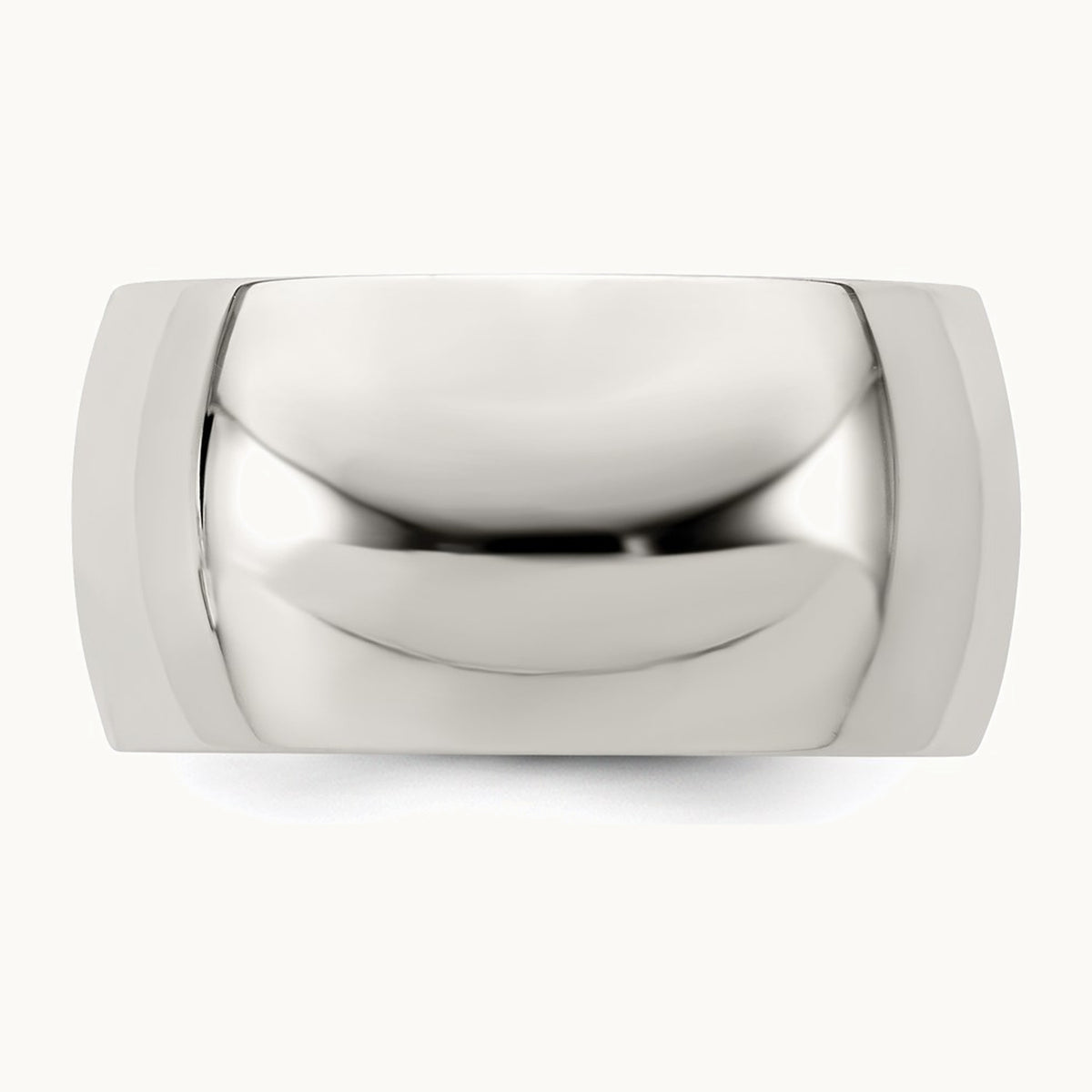 Sterling Silver 10mm Half Round Band
