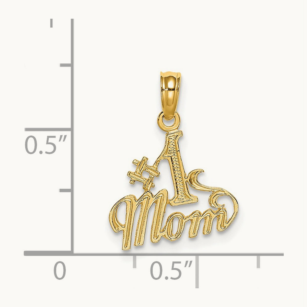 Polished #1 MOM Pendant — photo set