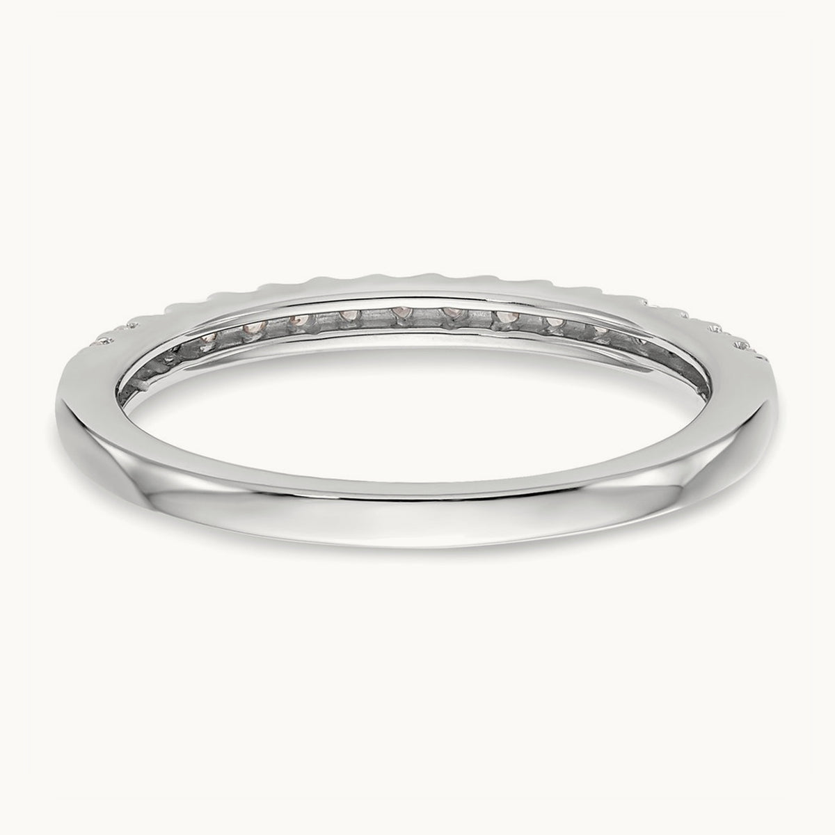 Diamond Wedding Band, 14K White Gold