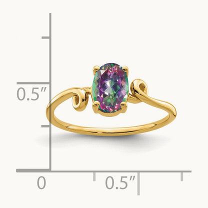 Polished Ring, 14K