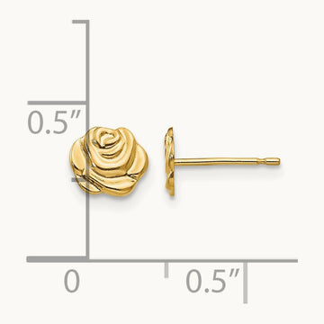 Madi K Flower Post Earrings, 14K
