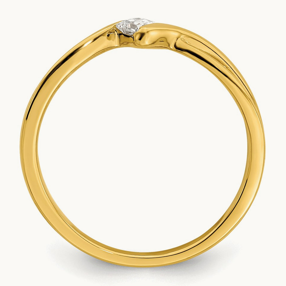Petite Engagement Ring, 0.15 ct tw Lab-Grown Diamond