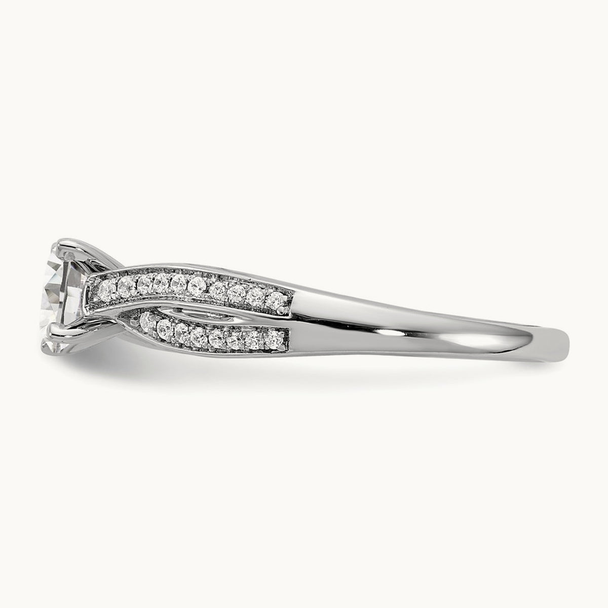 Semi-Mount Engagement Ring, 0.10 ct tw