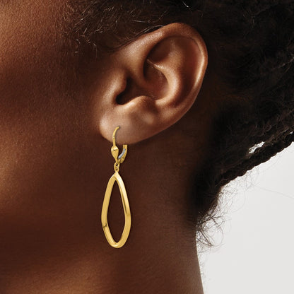 Polished Dangle Leverback Earrings — Leslie's — photo set