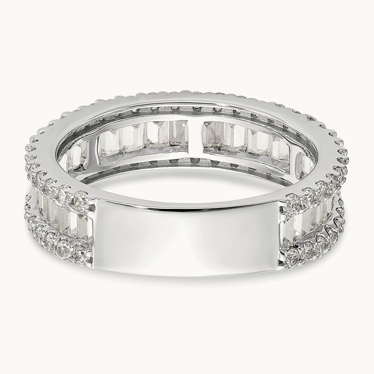 Diamond Band, 14K White Gold