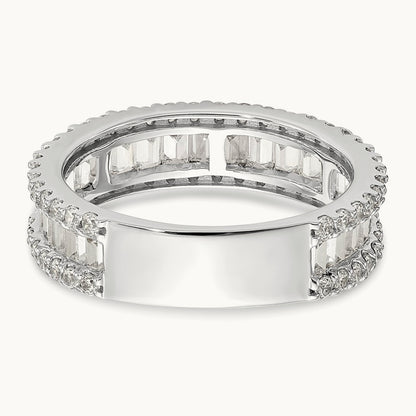 Diamond Band, 14K White Gold