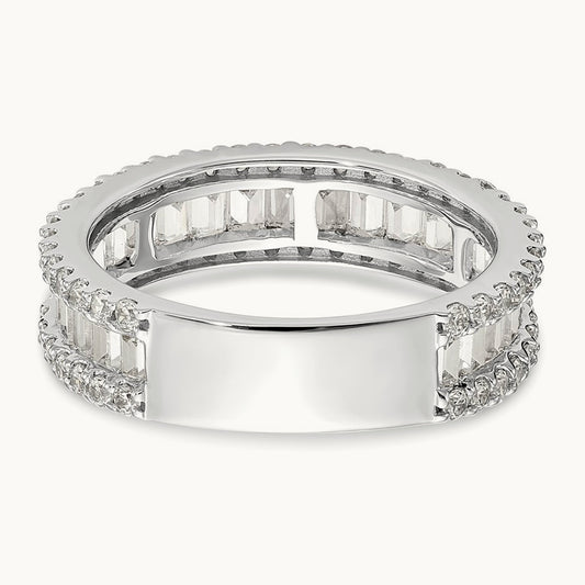 Diamond Band, 14K White Gold