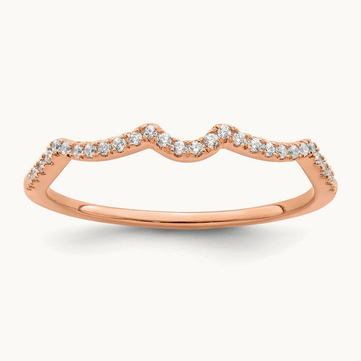 Diamond Matching Wedding Band, 14K Yellow Gold