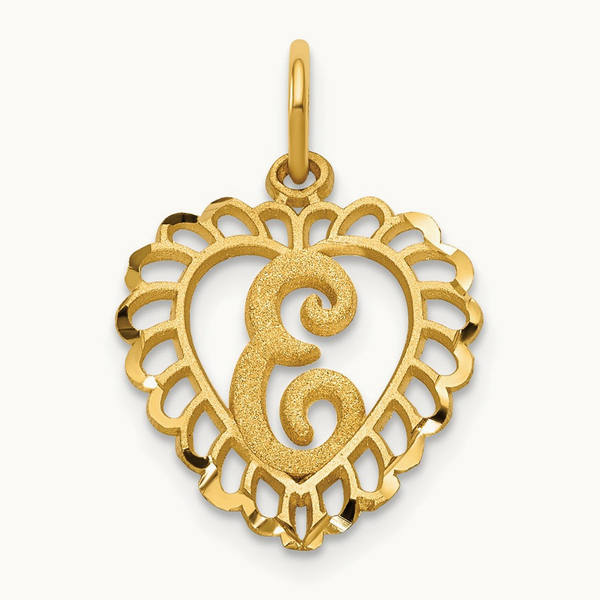 Heart Charm — E
