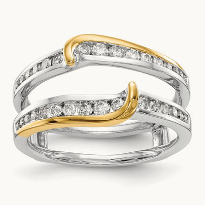 Diamond Guard, 14K Two-tone