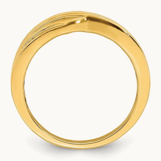 Men's Complete Diamond Band, 14K