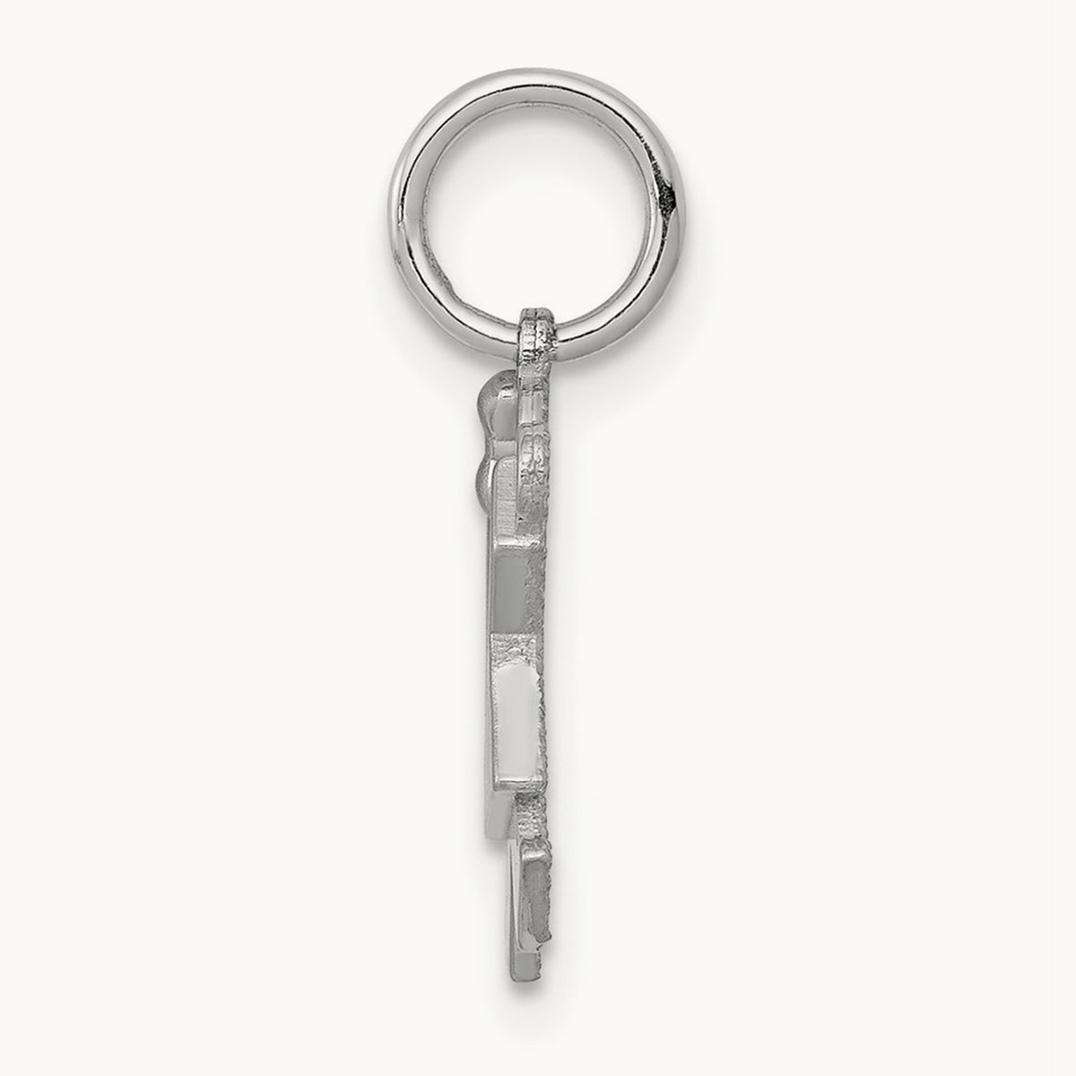 Mini Girl Joy Charm — 14K White Gold