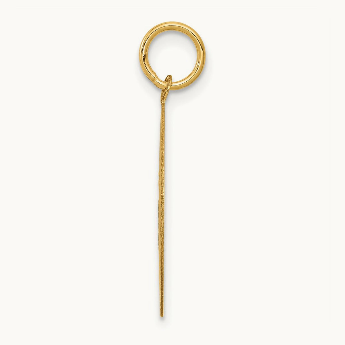 Beagle Disc Charm, 14K
