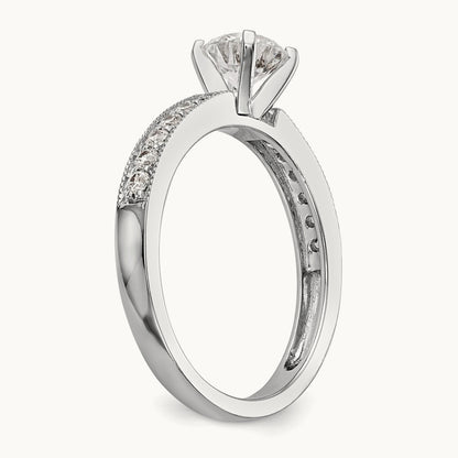 Peg Set Engagement Ring Mounting