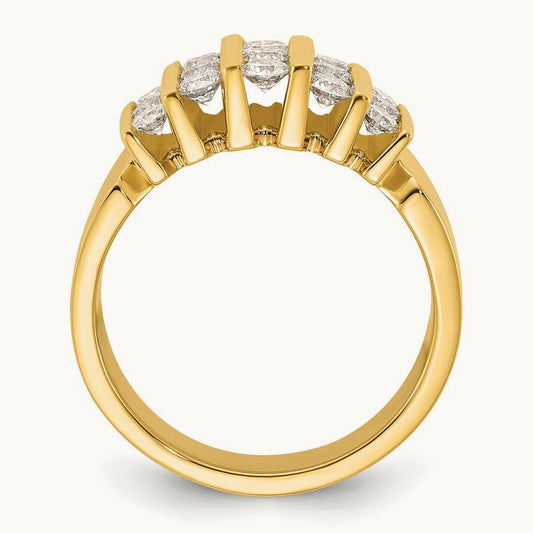 Fashion Band, 1.00-3.00 ct tw Lab-Grown Diamond — 1 ct, 14K Yellow Gold