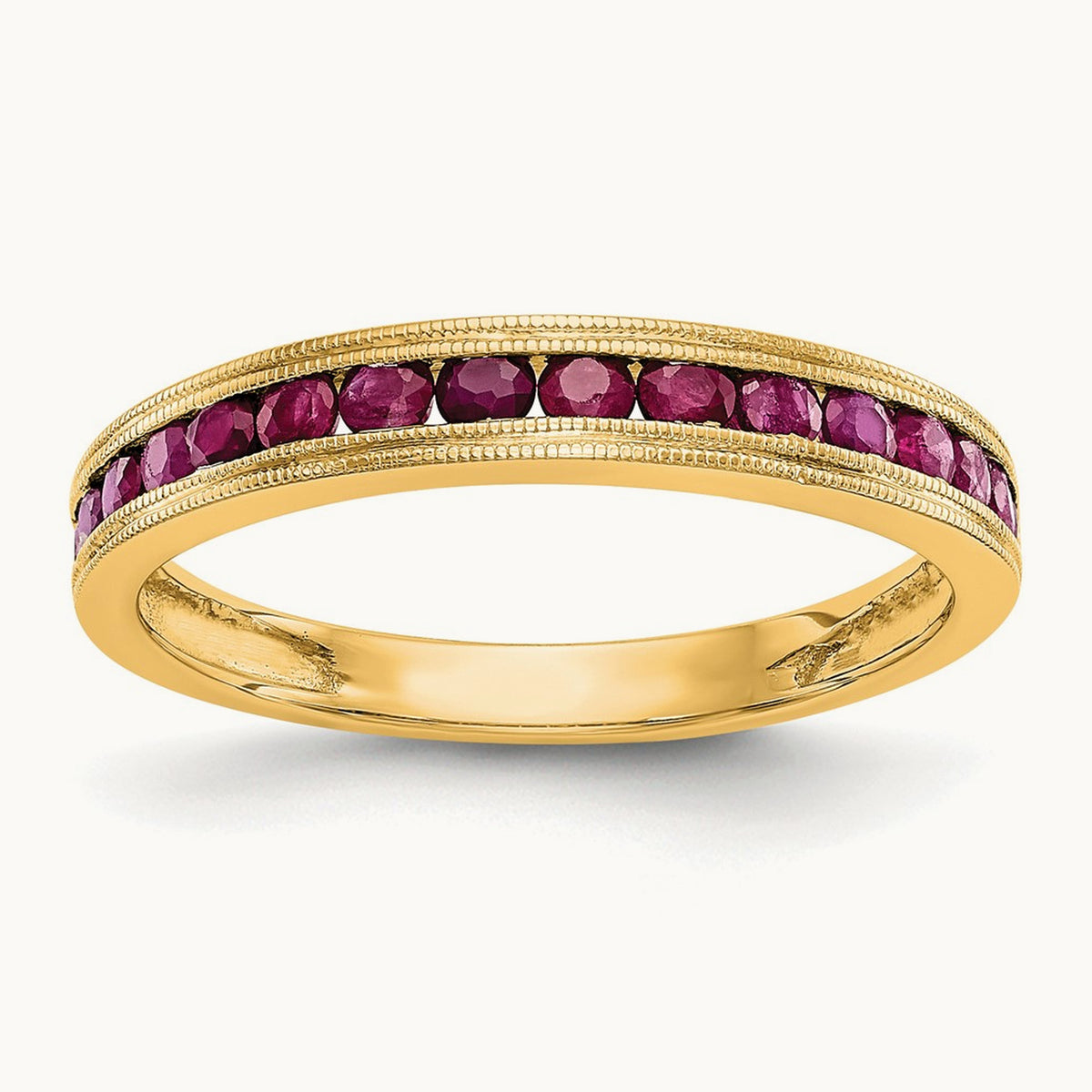 Ruby Band — 14K Yellow Gold, 7