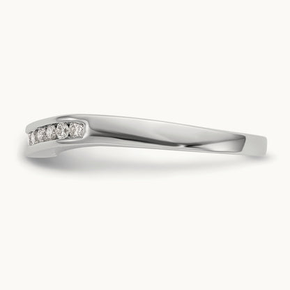 Diamond Band, 14K White Gold