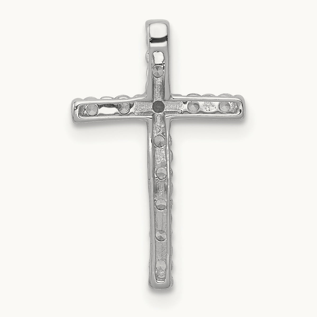 1/4ct. Diamond Cross Chain Slide — photo set