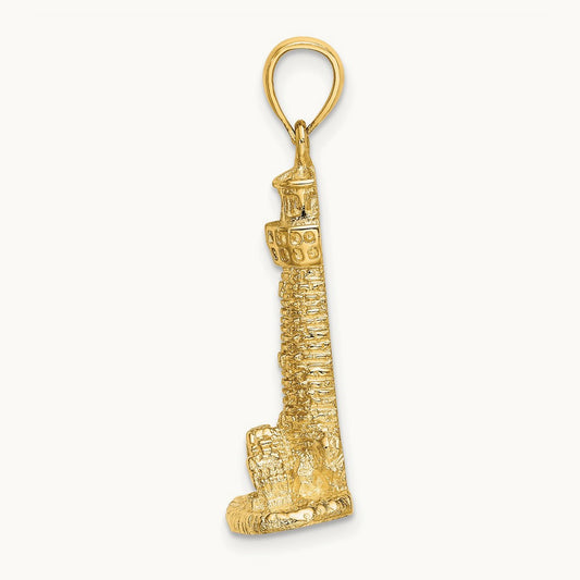 2-D Assateague Island Lighthouse, Va Charm, 14K