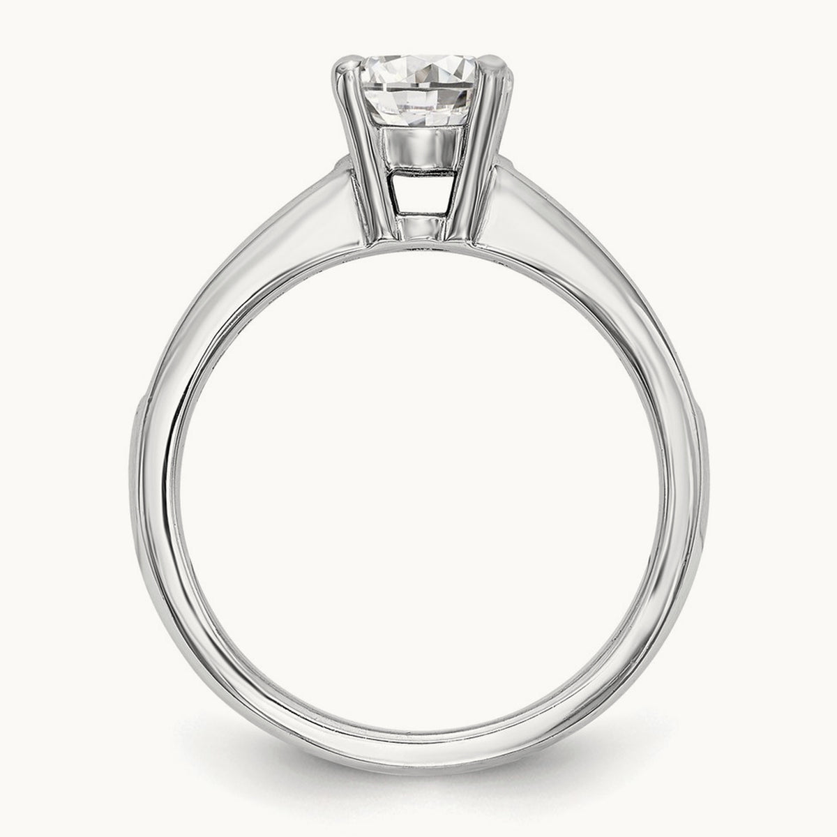 Semi-Mount Engagement Ring — 1/4 ct (holds 1 ct center), VS/SI (Great), 7