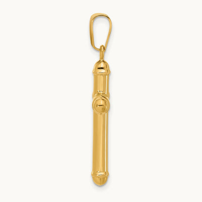 Polished Cross Pendant, 14K