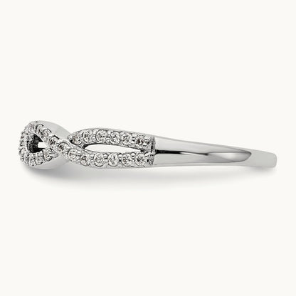 Diamond Band, 14K White Gold