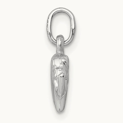 Elephant Charm, 14K White Gold
