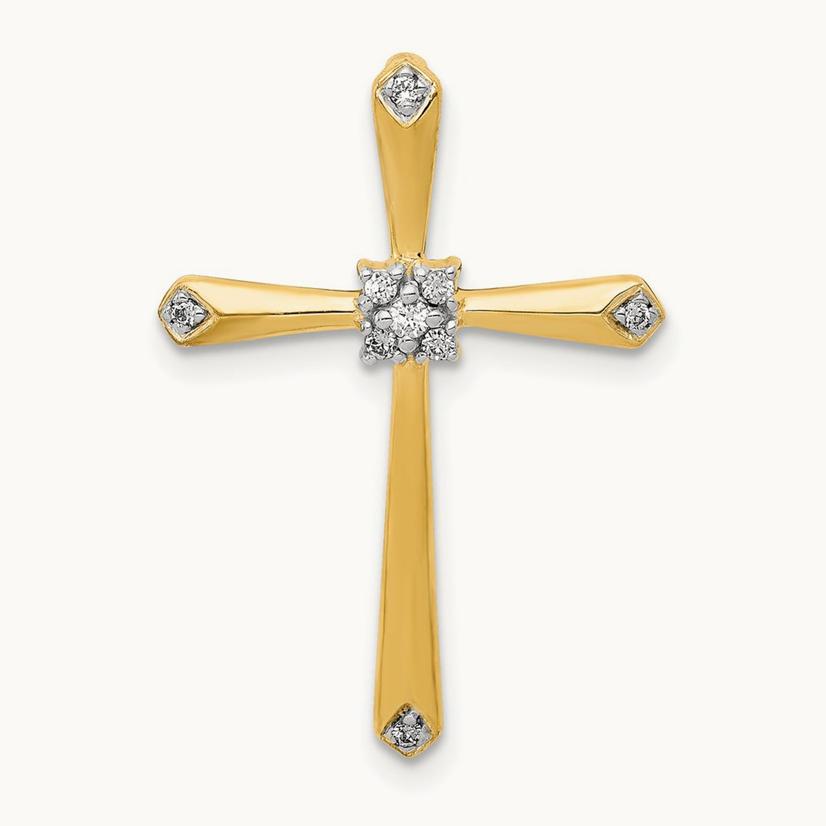 1/20ct. w/ Diamond Cross Chain Slide — photo set