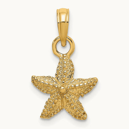 Starfish Charm, 14K