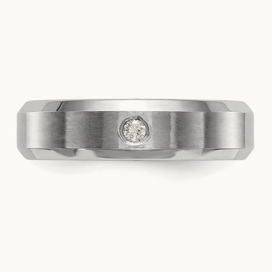 Men's Band, 0.05 ct tw