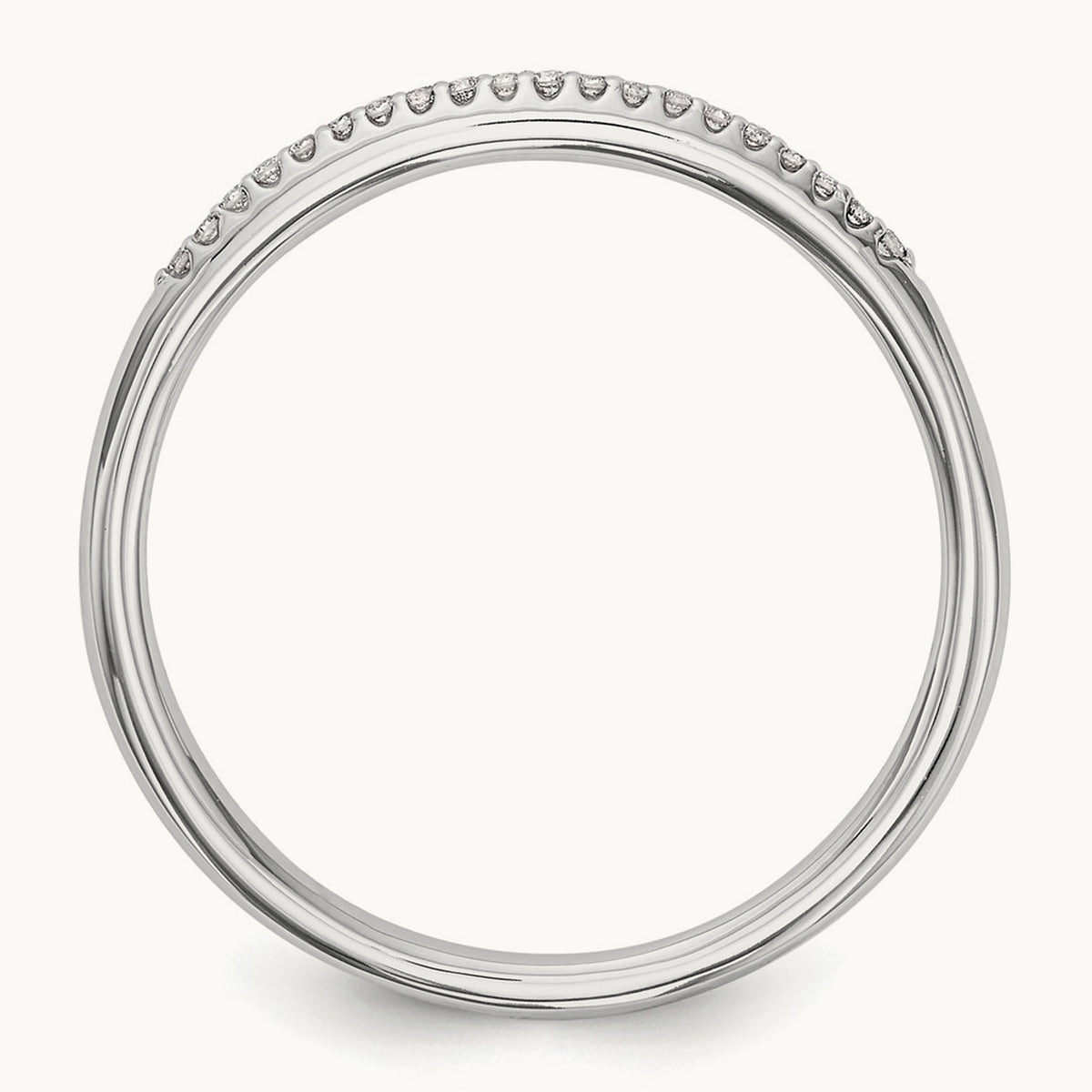 Diamond Band, 14K White Gold
